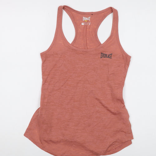 Everlast Women's Orange Tank Top Size 8 for Gym & Yoga