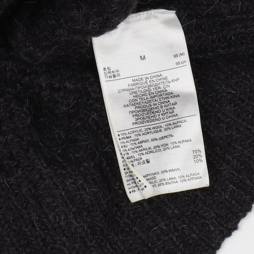 Gap Women's Black M Cardigan Cowl Neck Knit