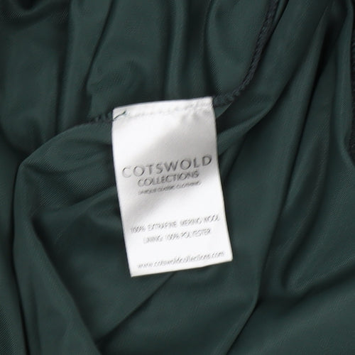 Cotswold Collections Women's Green A-Line Midi Skirt, L