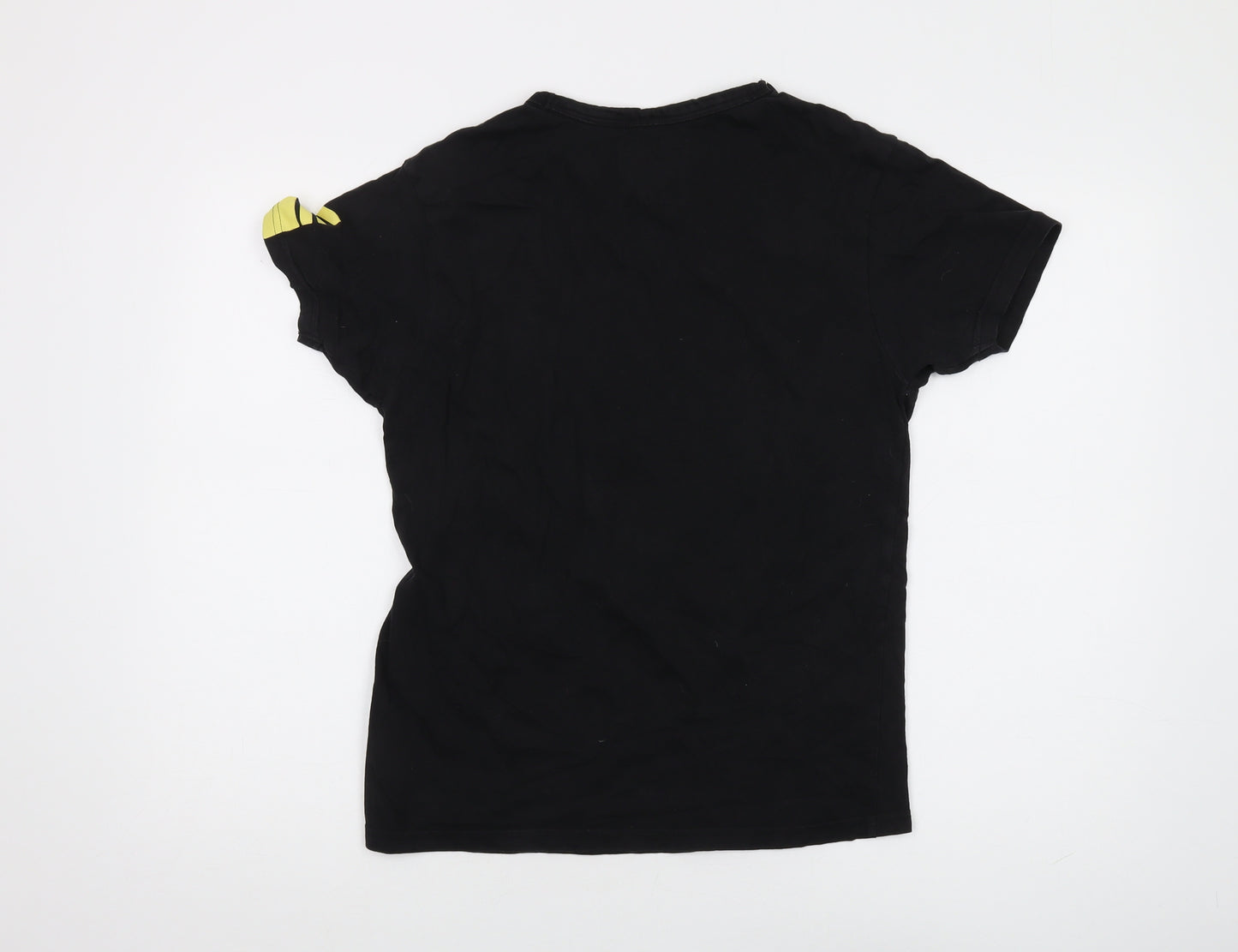 Soulstar Men's Black Graphic Print T-Shirt Size S
