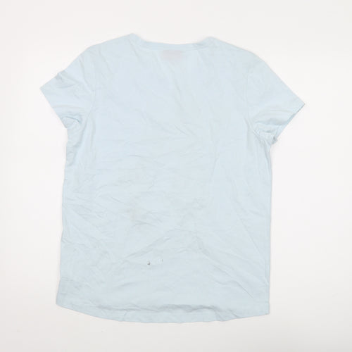 Peanuts Blue Crew Neck T-Shirt - Size 12