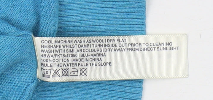 Fat Face Women's Blue Cardigan Size 10 V-Neck