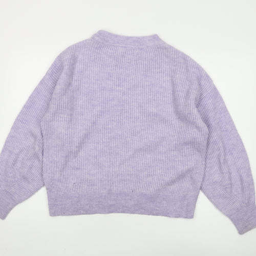 Urban Women's Purple Mock Neck Jumper S