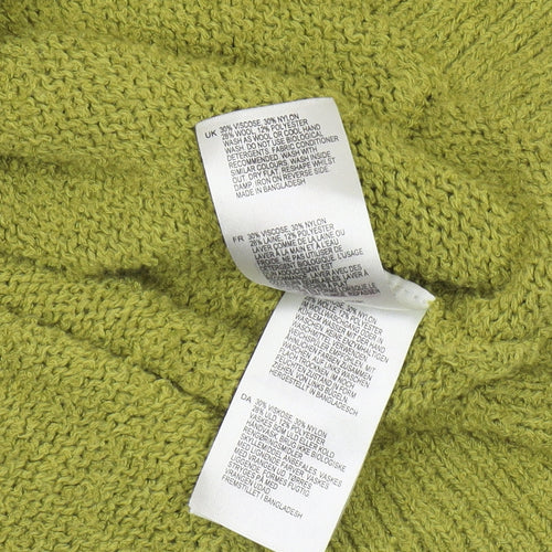 White Stuff Women's Green Boat Neck Pullover Jumper Size 12