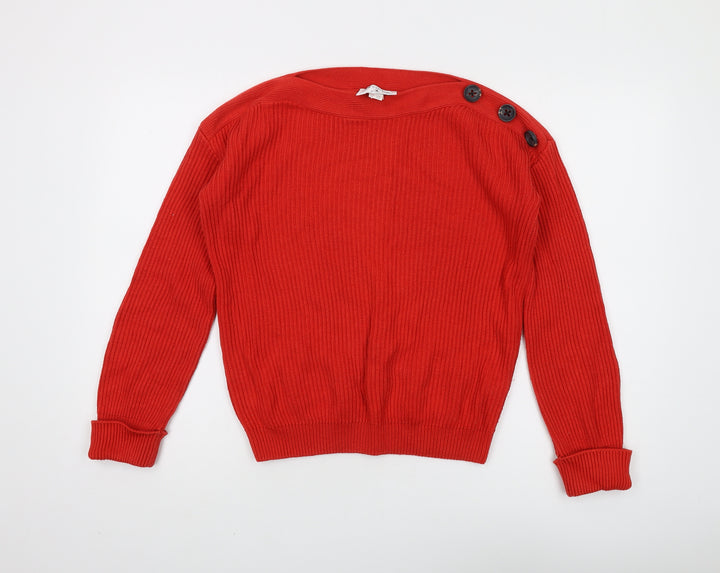 Rick Cardona Women's Red Pullover Jumper, Size 10/12