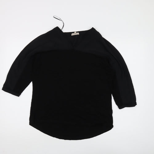 Phase Eight Women's Black Solid Top, Size 10