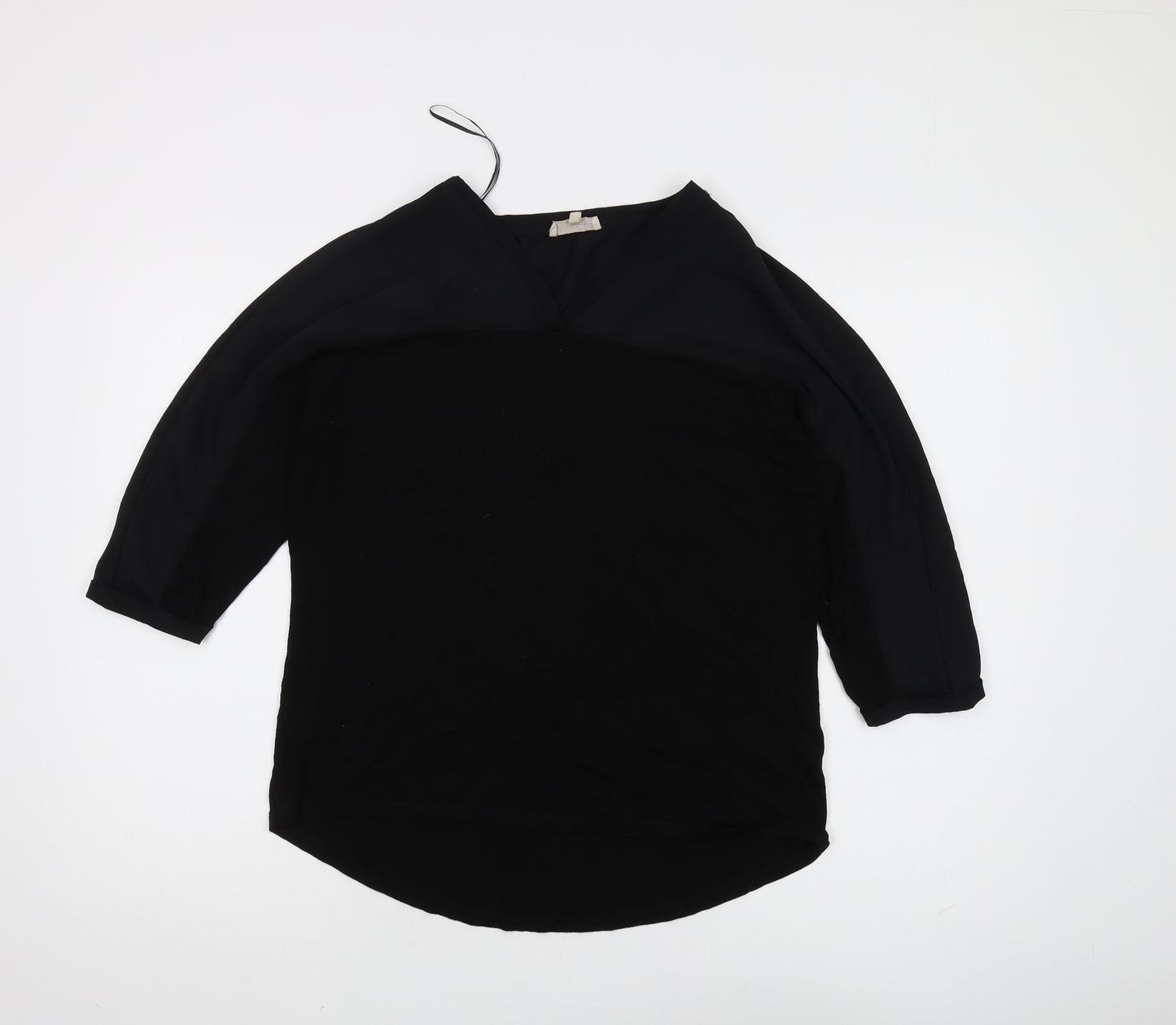 Phase Eight Women's Black Solid Top, Size 10