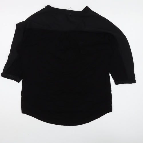 Phase Eight Women's Black Solid Top, Size 10