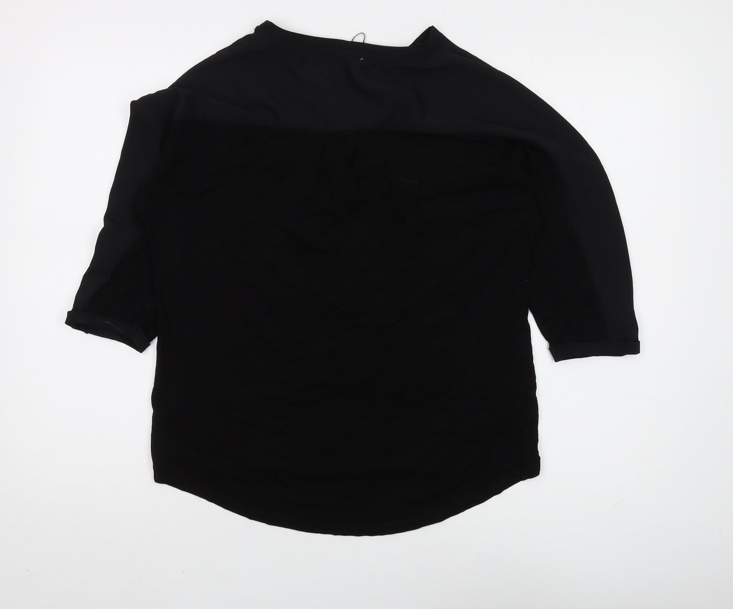 Phase Eight Women's Black Solid Top, Size 10