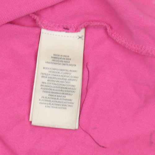Ralph Lauren Girls Pink Shirt Dress, Size 6 Years, Casual