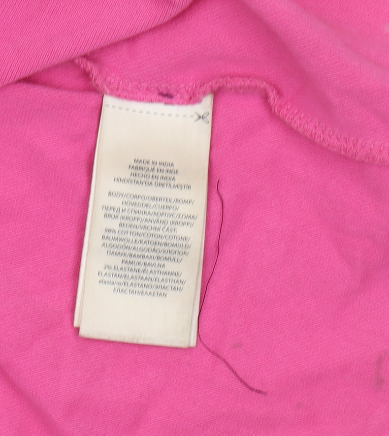 Ralph Lauren Girls Pink Shirt Dress, Size 6 Years, Casual
