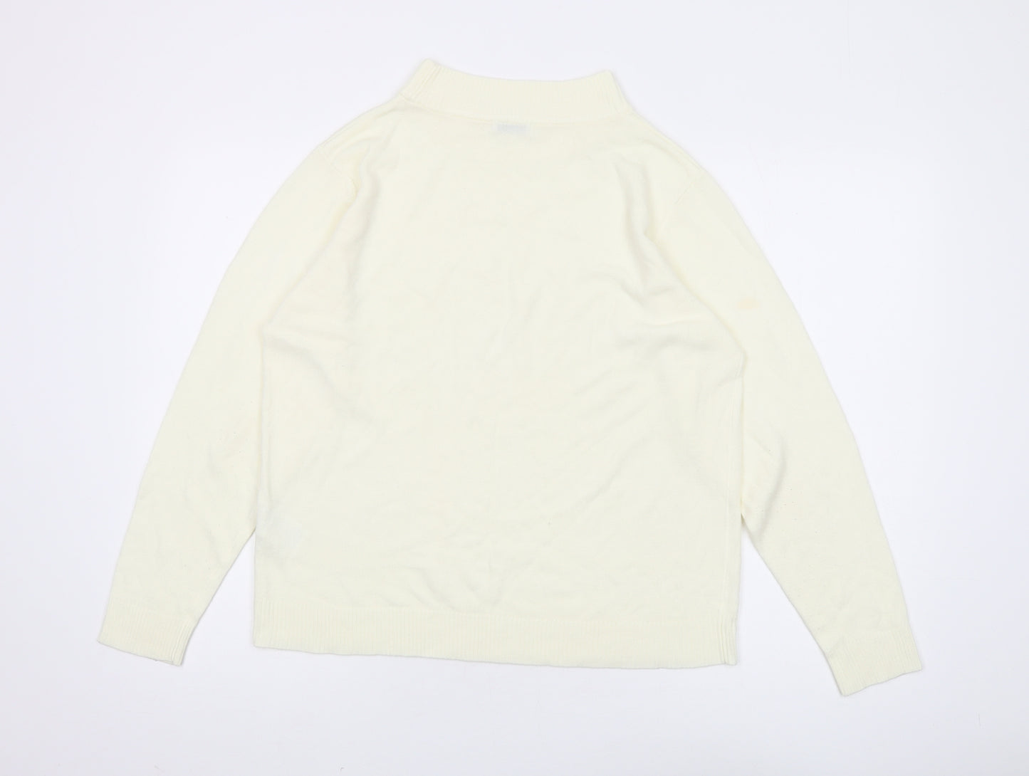 Damart Women's Ivory Pullover Jumper L