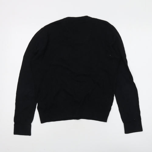 Abercrombie Kids Black V-Neck Teens Pullover Jumper
