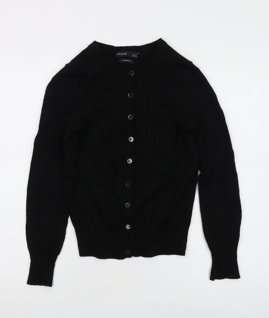 Marks and Spencer Women's Black 10 Cashmere Cardigan