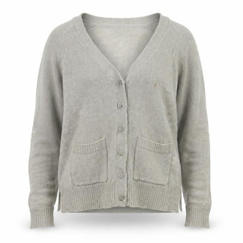 Gap Girls Grey Cardigan, Size 13, Acrylic Blend, V-Neck