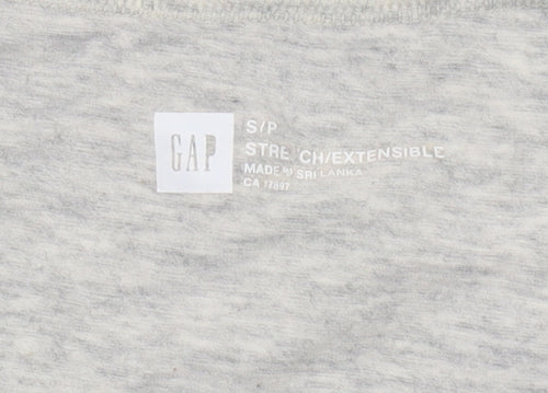 Gap Grey V-Neck T-Shirt S Unisex Soft Cotton Tee