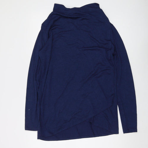 GAP Maternity Blue Pullover Mock Neck Jumper S