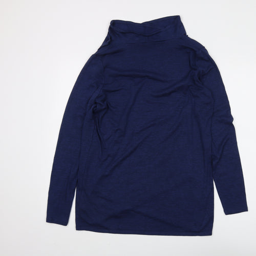 GAP Maternity Blue Pullover Mock Neck Jumper S