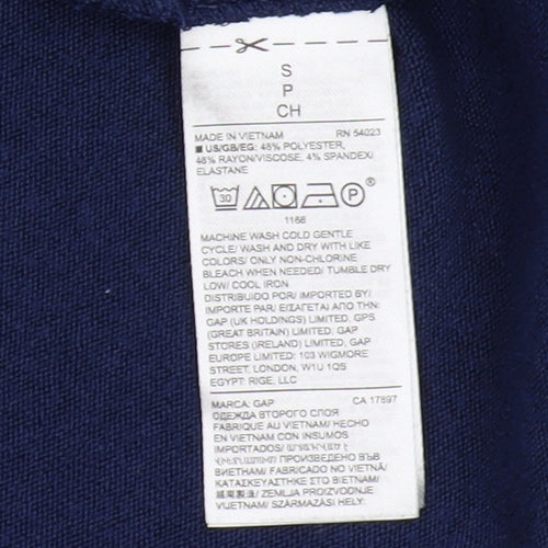 GAP Maternity Blue Pullover Mock Neck Jumper S