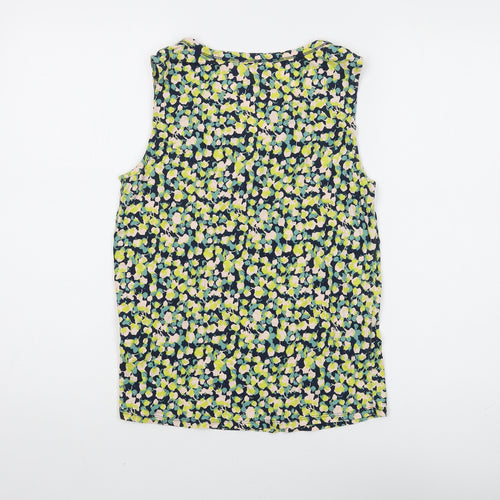 White Stuff Women's Multicoloured Floral Tank Top Size 8