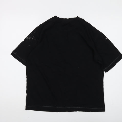 No Fear Boys Black Graphic Skull T-Shirt 13-14 Years