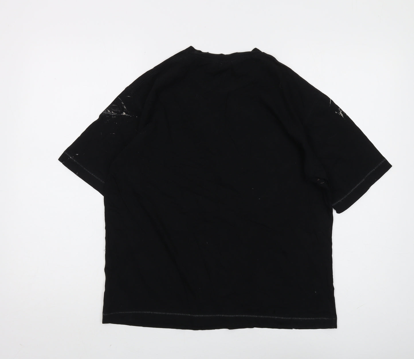 No Fear Boys Black Graphic Skull T-Shirt 13-14 Years