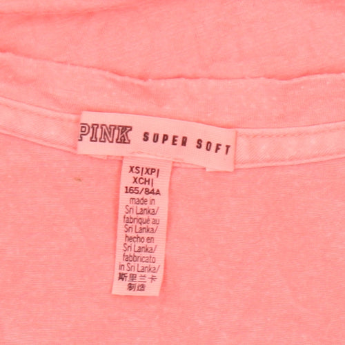 PINK Women's Pink Sleeveless Tank XS - Soft & Stylish