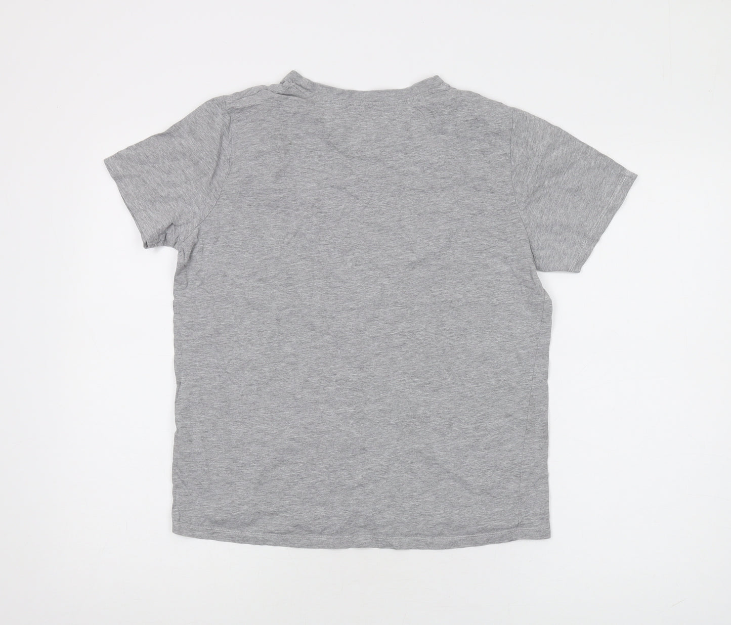 French Connection Grey Basic T-Shirt for Women, Size L
