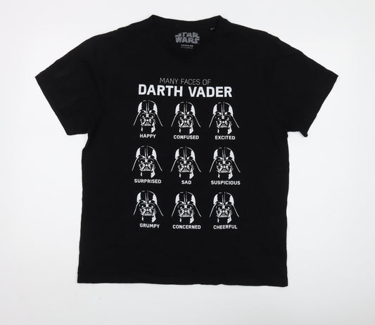 Star Wars Black Men’s Medium Darth Vader Graphic Tee