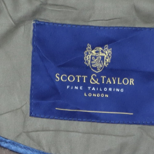 Scott & Taylor Men's Brown Trench Coat Size 44