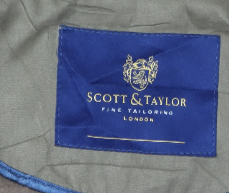 Scott & Taylor Men's Brown Trench Coat Size 44
