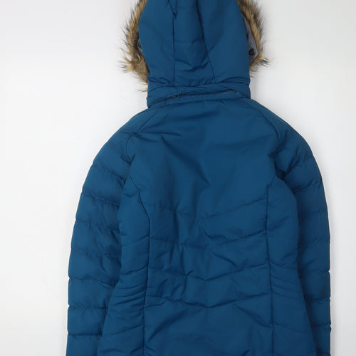 Trespass Women's Blue Puffer Jacket, 2XS, Waterproof