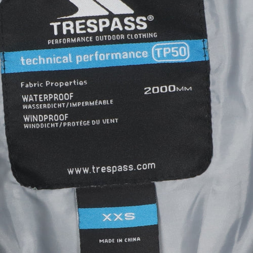 Trespass Women's Blue Puffer Jacket, 2XS, Waterproof