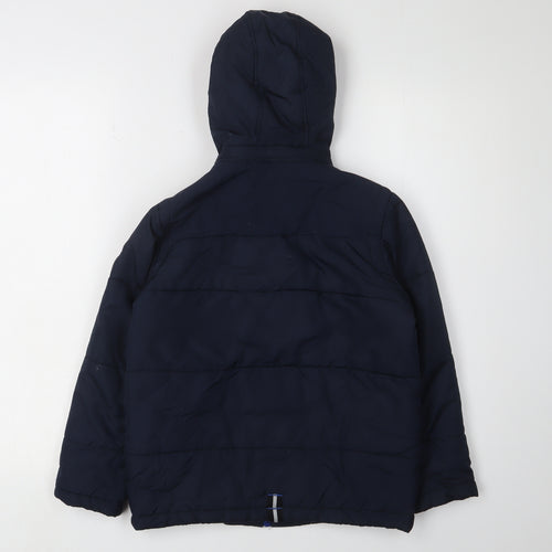 Regatta Boys Blue Puffer Jacket 7 Years Winter Hooded