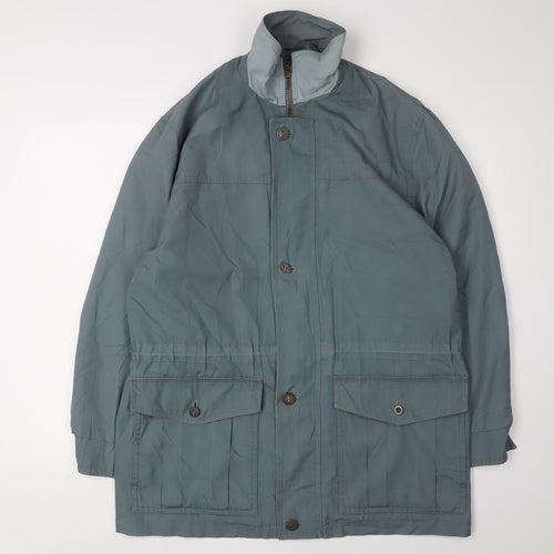 Dannimac Men's Green Overcoat Jacket Size M