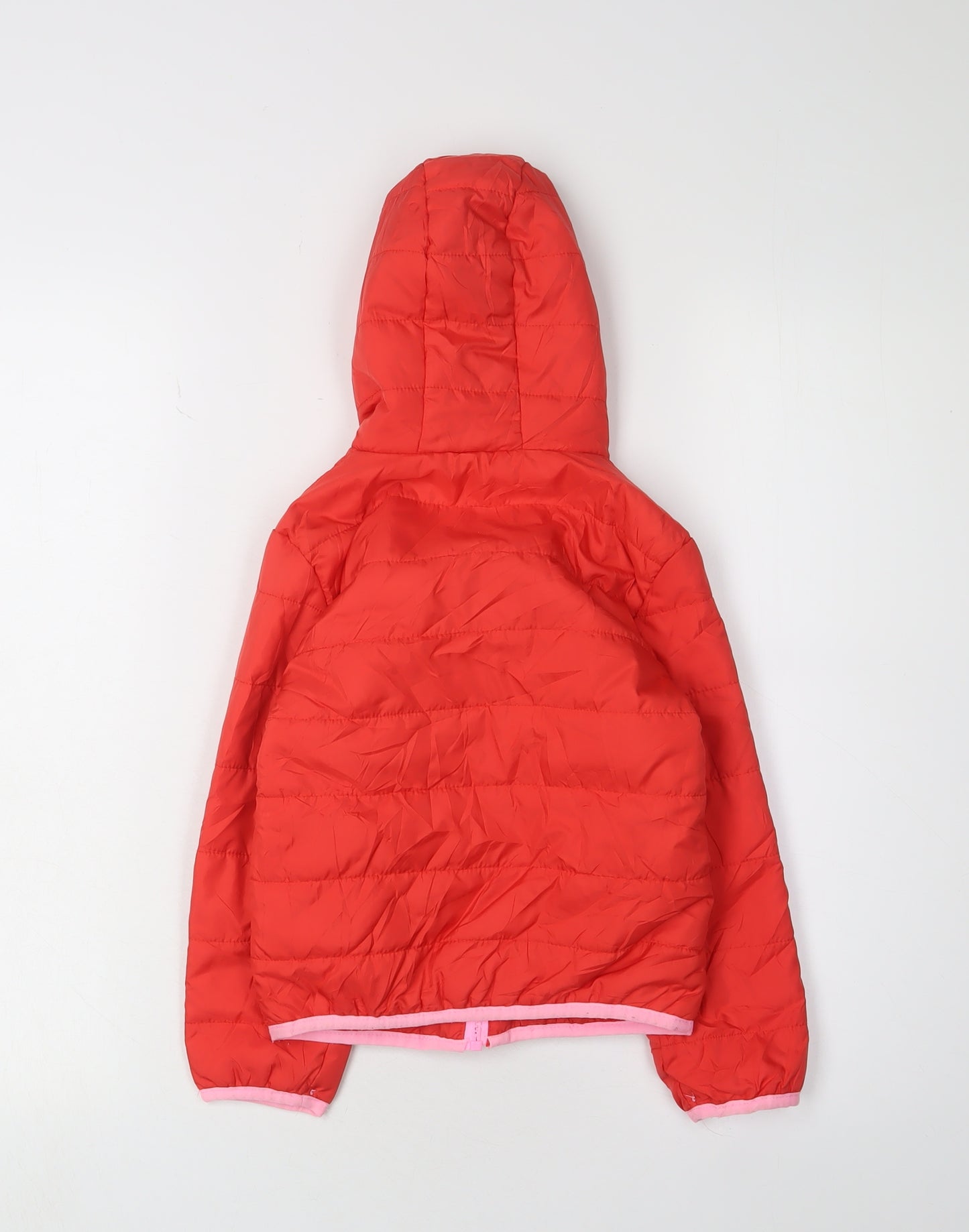 Marks and Spencer Red Girls Puffer Jacket 6-7 Years