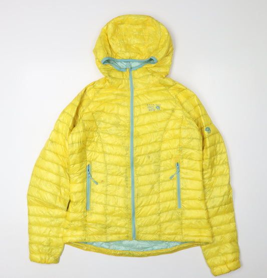 Mountain Hardwear Women's Yellow Puffer Jacket M