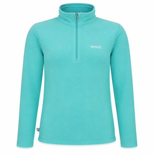 Regatta Women's Green Henley Sweatshirt, Size 10, Lightweight