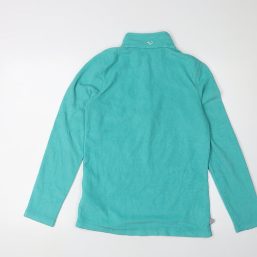 Regatta Women's Green Henley Sweatshirt, Size 10, Lightweight