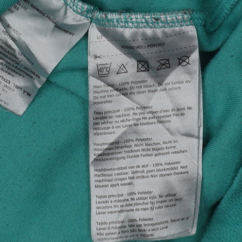 Regatta Women's Green Henley Sweatshirt, Size 10, Lightweight