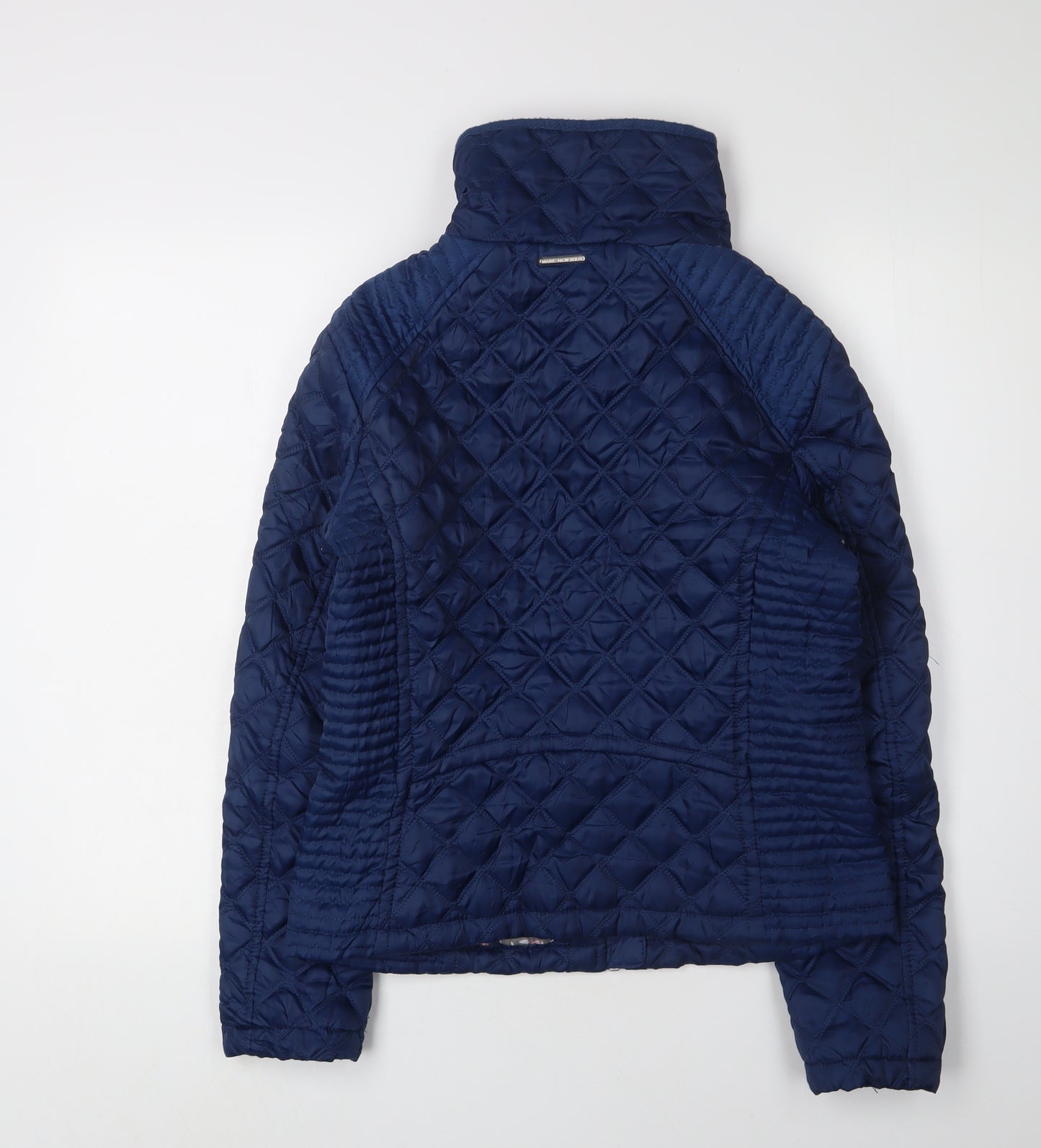 Marc New York Women's Blue Quilted Jacket S, Casual Style