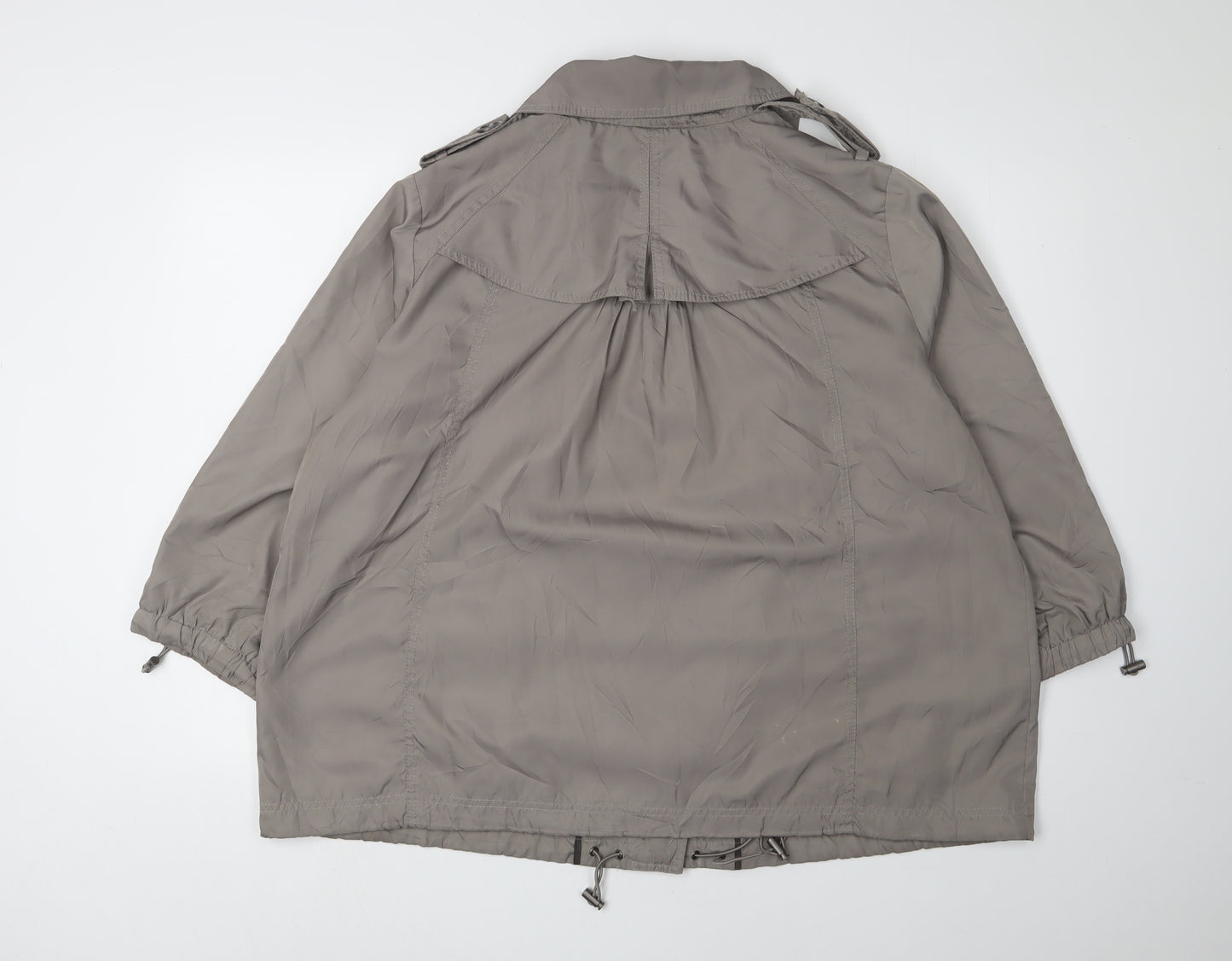 Betty Jackson Black Women's Brown Parka Coat Size 20