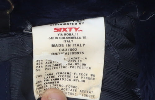 Miss Sixty Blue Women's XS Motorcycle Jacket Winter
