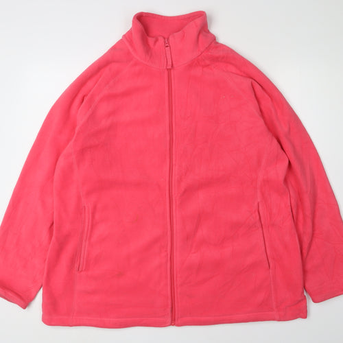 Mountain Warehouse Womens Pink Fleece Jacket Size 20