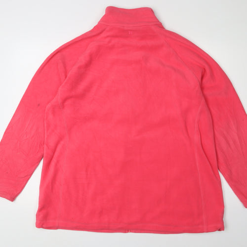 Mountain Warehouse Womens Pink Fleece Jacket Size 20