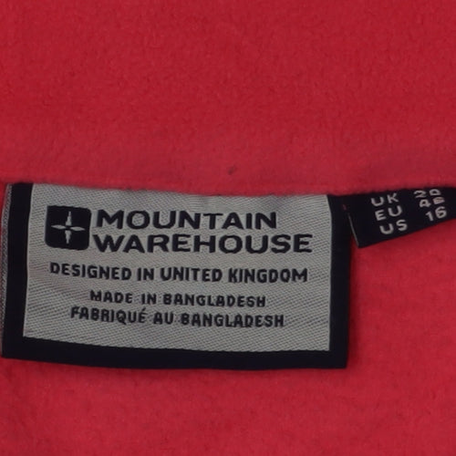Mountain Warehouse Womens Pink Fleece Jacket Size 20
