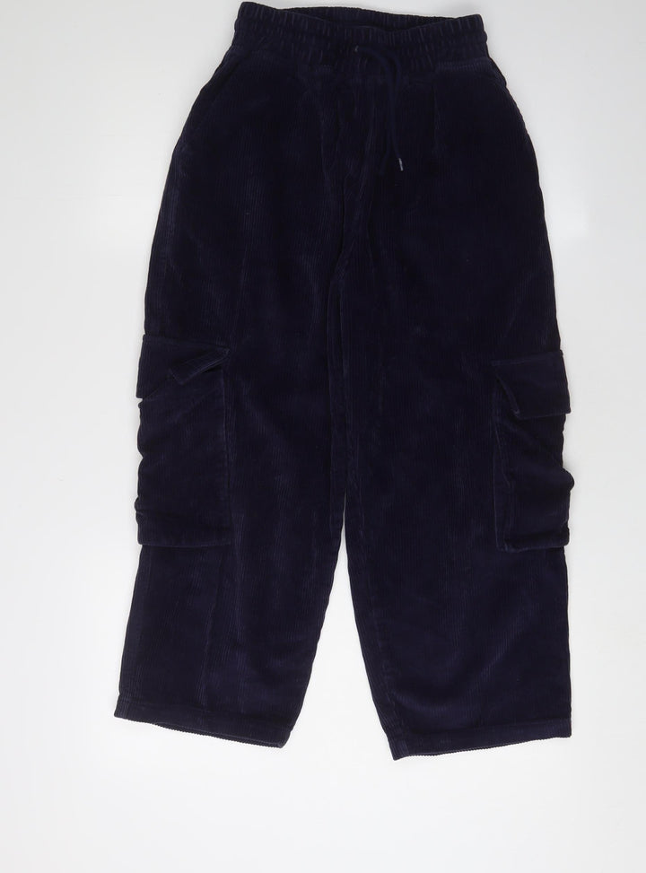 ASOS Women's Blue Cargo Trousers Size 8