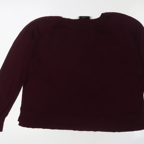 Zara Women’s Red Pullover Jumper, Size 16