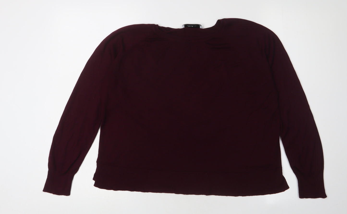 Zara Women’s Red Pullover Jumper, Size 16