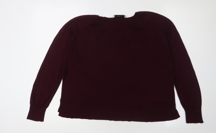 Zara Women’s Red Pullover Jumper, Size 16
